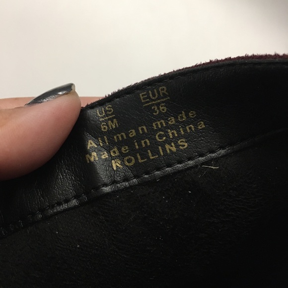 🦖 Sam Edelman burgundy booties - Picture 8 of 8